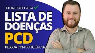 LISTA DE DOENÇAS PCD!