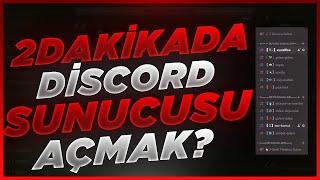 Discord Hazır Public Sunucusu Kurma Botu.!! 2020