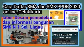 Cara daftar SMA dan SMK PPDB online 2020 serta cetak bukti pendaftaran mandiri