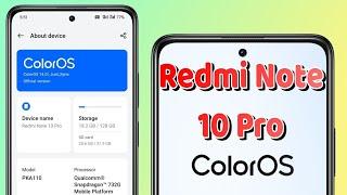 Install ColorOS on Redmi Note 10 Pro | Sweet/SweetIN Custom ROM #coloros #oppo #redmi #rom