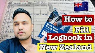 How to Fill Logbook In New Zealand | New Zealand  Trucking | Manpreet Dhillon VLOGS