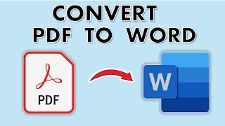 How to Convert a PDF Document to a Word Document