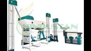 SEED CLEANING MACHINE WITH GRADING PLANT