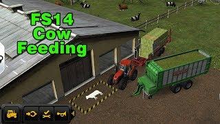 Fs14 Farming Simulator 14 - Cow Feeding / İnek Besleme Timelapse #33