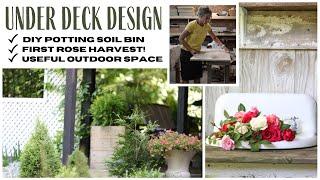 Under Deck Idea ~ Outdoor Room Design ~ Creating a Useful Outdoor Space  ~ Below Deck Design