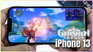 iPhone 13 Genshin Impact Gaming test | Apple A15