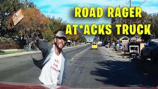 ROAD RAGER DESTROY MY WINDSHIELD | Idiots In Cars, Brake Check, Driving fail, Road Rage 2024