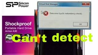 100% Solution on SP External Drive Data Error(Cyclic Redundancy Check)