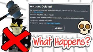 What Happens After Being BANNED on Roblox?