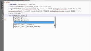 3. How to create a more advanced search engine using php, mysql and phonic matching