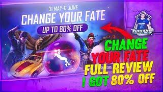Change Your Fate Event Full Details | Can I Get 80% Off ?? New Event In FreeFire |
