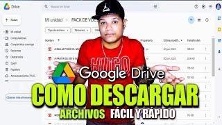 Google Drive  ¿Cómo descargar archivos fácil y rápido con Google Drive @DjDarrelElapoderado 