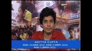 Aakash AIIMS Results 2012-Aditya Gupta-Top Ranker (AIR-10)