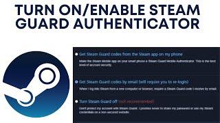 How to Enable Steam Guard mobile authenticator? Turn On Steam Guard Mobile Authenticator | Steam