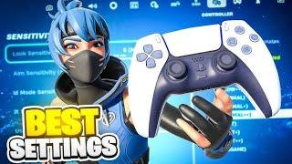 *SMOOTHEST* PLAYER  + *NEW* BEST Controller Settings For Fortnite CHAPTER 6! (PS4/PS5/XBOX/PC)