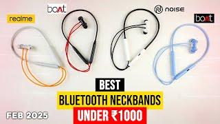 Top 5 Best Neckband Under ₹1000 in 2025  Best Bluetooth Wireless Earphones Under 1000  Feb 2025