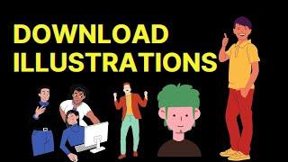 How to Download FREE Illustrations for Website and Design Projects for Free