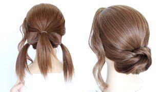 Easy Updo for Short to Medium Hair