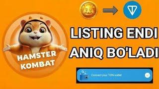 Hamster Kombat Listing aniq bo'ldi. Hamster Kombat pul yechish?