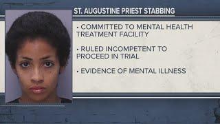 Woman charged with attempted murder of St. Augustine priest ruled incompetent to stand trial