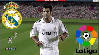 Winning Eleven - Real Madrid (Los Galacticos) vs Barcelona | La Liga 2004/2005 Season | El Classico