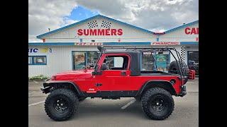 2004 Jeep Wrangler Unlimited GR8TOPS Truck Conversion 4WD 6cyl Auto - SOLD - Eugene, Oregon