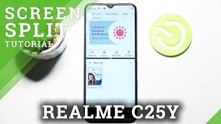 How to Enter Split Screen on Realme C25Y – Double Apps Screen