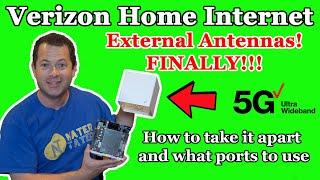  Disassembled! Verizon 5G Home Internet New Cube Gateway - External Antenna - ARC-XCI55AX