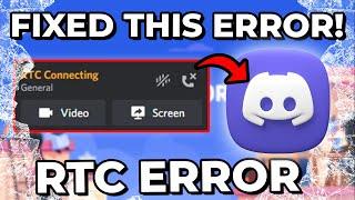 How To Fix Discord RTC Connecting Problem (Easy)