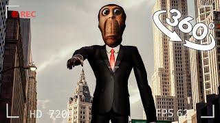 VR 360° BIG Obunga in real life in the center of town!!! WTF?