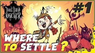 Don't Starve Together Gameplay ► Wigfrid [Reworked] ▶️ Part 1 | Where to Settle ?