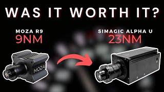 Switch from Moza R9 to Simagic Alpha U | Thoughts and Experience