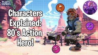 Characters Explained: 80's Action Hero In BFN! (PVZ)