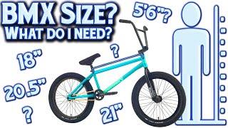 What Size BMX Bike / Frame Do I Need?