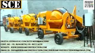 DIGITAL HYDRAULIC CONCRETE MIXER MACHINE SHRIRAM