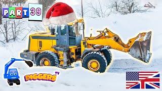  Winter Diggers For Kids ️ Snow Excavators, Trucks, Loaders, Winter Service Vehicles