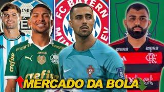  MERCADO DA BOLA | Grêmio retoma interesse em Rony, Al-Ahli sonda Gabigol, Bayern tenta Diogo Costa