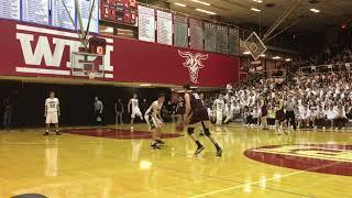 Algonquin’s Alex Karaban drops in a floater in the 4th quarter vs. Wachusett