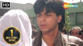 आखिर क्यों दिव्या भारती ने लगाया शाहरुख़ खान को चाटा - Deewana - Divya Bharti, Shah Rukh Khan - HD