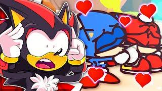 SONIC KISSES KNUCKLES?! Shadow Reacts To Ultimate “Sonic The Hedgehog Movie 1 & 2” Recap Cartoon!