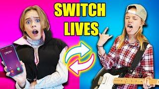 TWIN LIFE SWAP! I Switch Lives with my Sister @JazzySkye