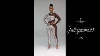 Glitter Mesh Jumpsuit-Outfits-Jahvysams21