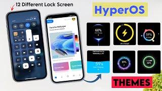 Xiaomi HyperOS Best Customisation Themes | Multiple Charging Animation & Lock Screen Features More..