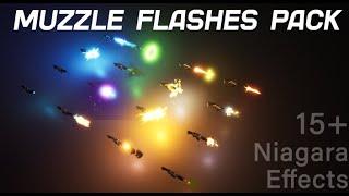 Unreal engine Muzzle Flashes Pack