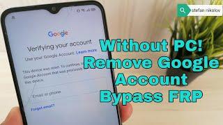 Realme 7i (RMX2103), Remove Google Account, Bypass FRP. Without PC.