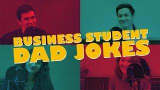 YOU LAUGH YOU LOSE CHALLENGE - Business Student Dad Jokes