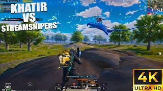 WHAT HAPPEND? WHEN 3 SQUADS TRY TO STREAMSNIPE KHATIR GAMING | GAMELOOP 32BIT HDR+70FPS