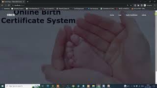 Online Birth Certificate System Using PHP and MySQL V2 | PHPGurukul