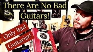 Why Cheap Guitars Are Amazing!  Not For Guitar Snobs! And Why I stopped Daily Vlogging!