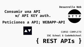 14: Como consumir una API con una API KEY - Curso de REST APIs